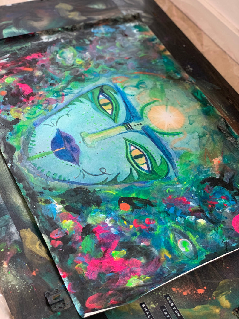 handtouched canvas prints - unique artwork