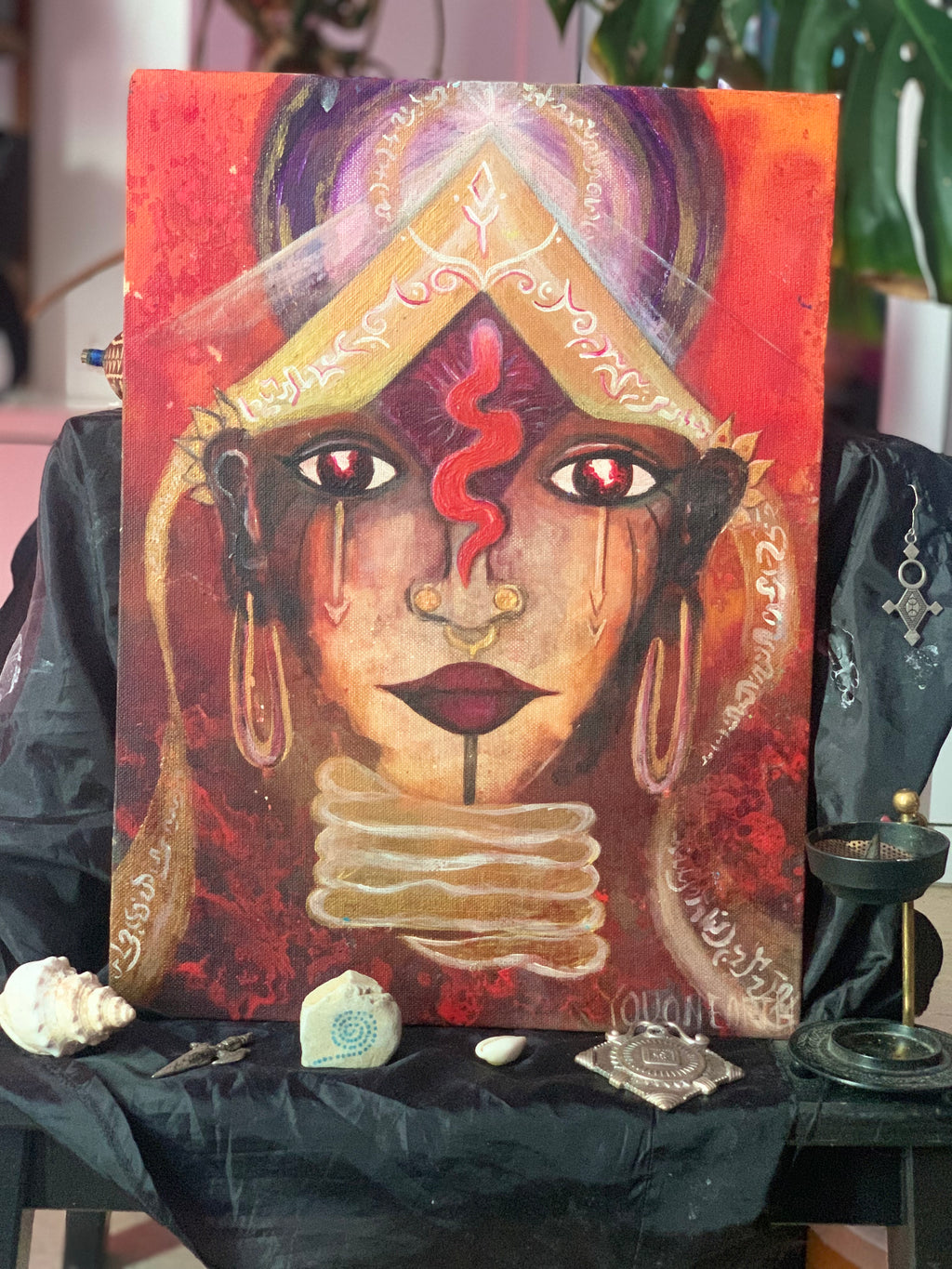 Makbaseth - Dance of the Forces - original artwork