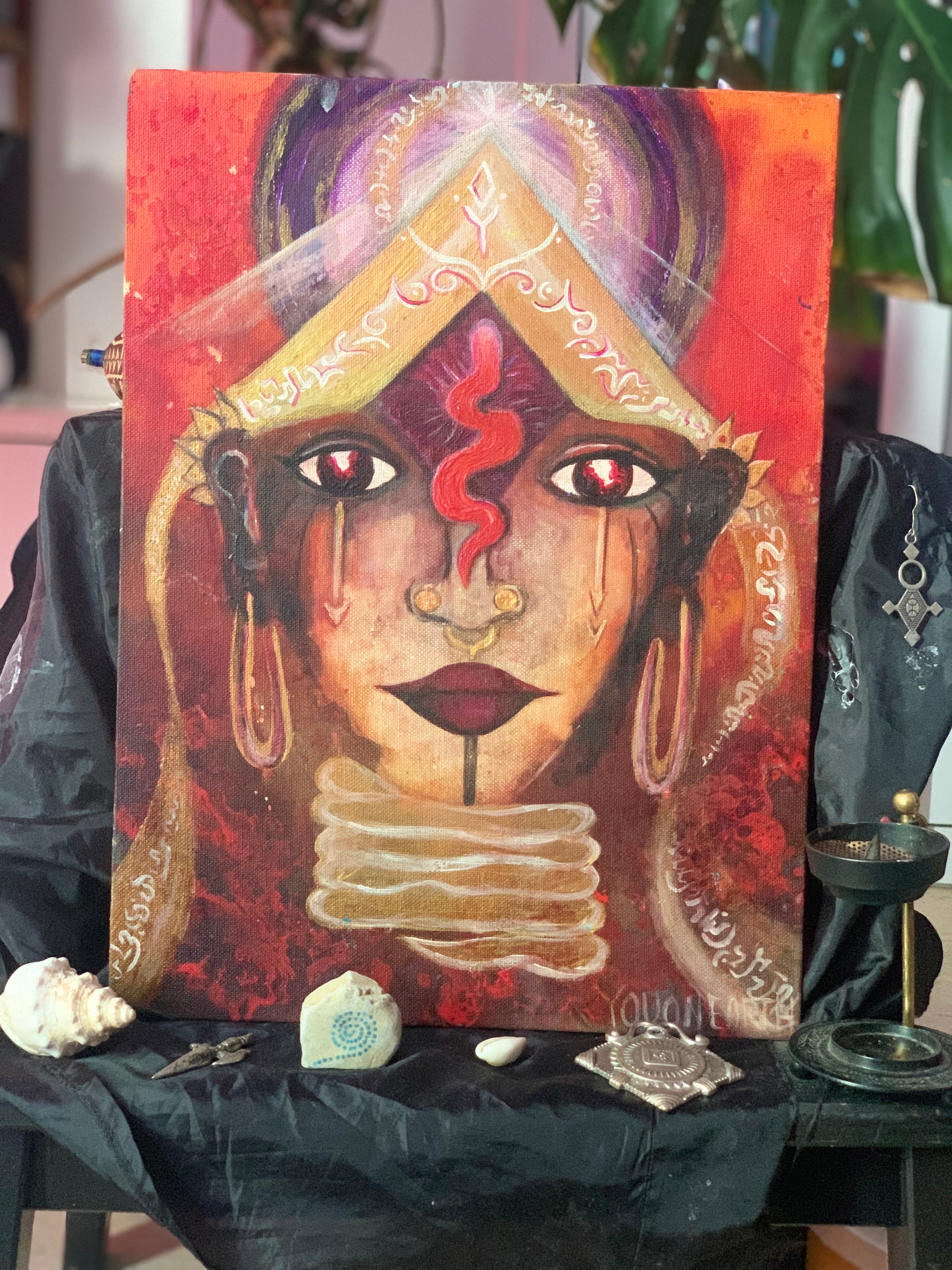 Makbaseth - Dance of the Forces - original artwork