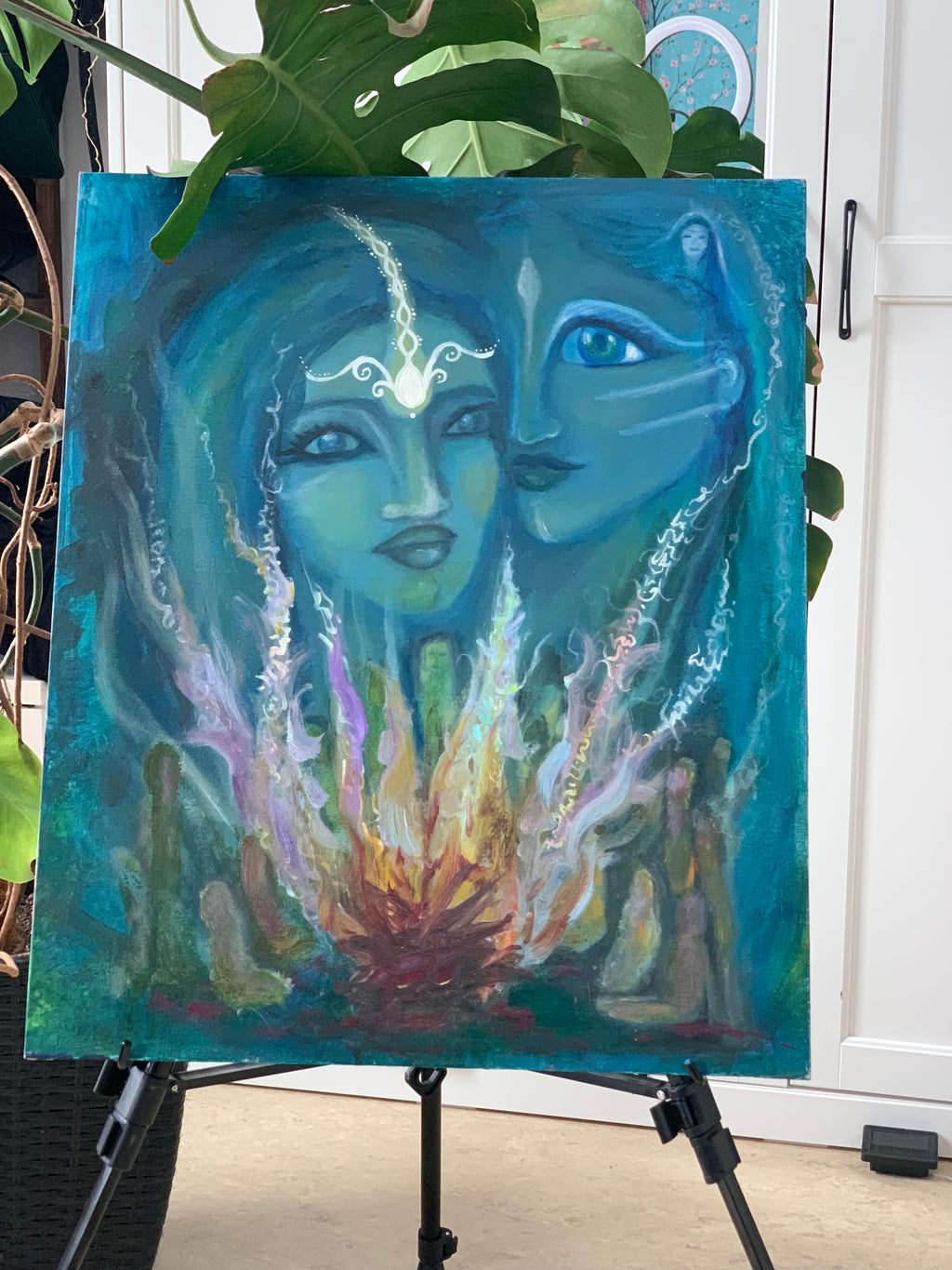 espírito da abuela - Oil Painting - original artwork