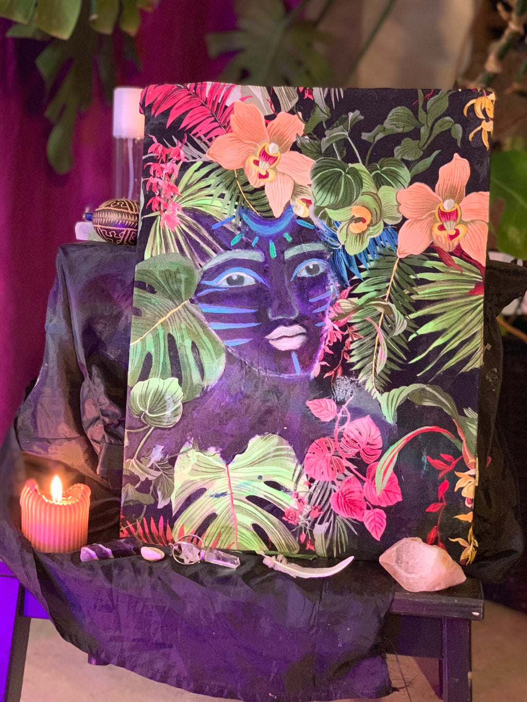 Medicina - artwork on fabric