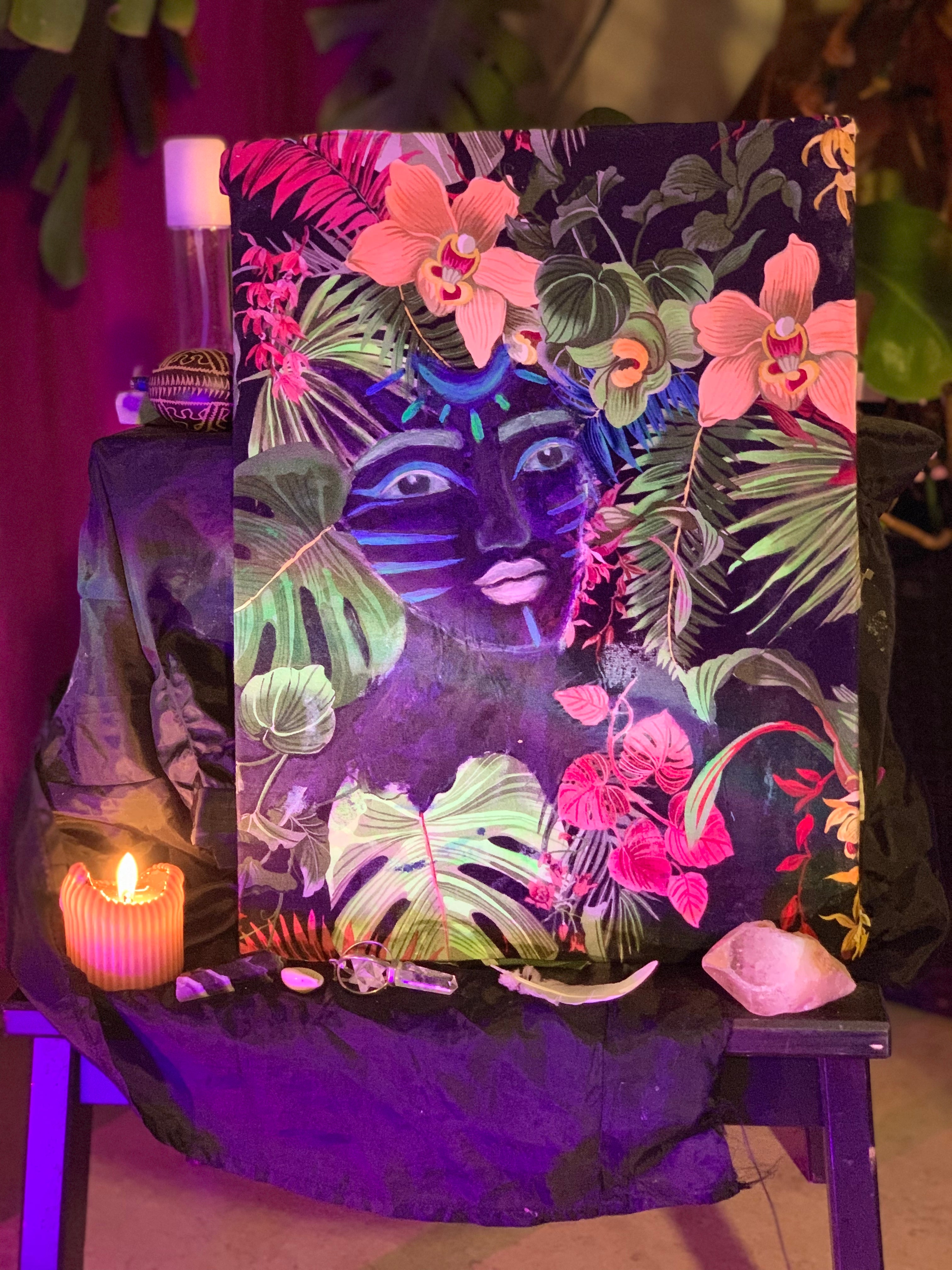 Medicina - artwork on fabric