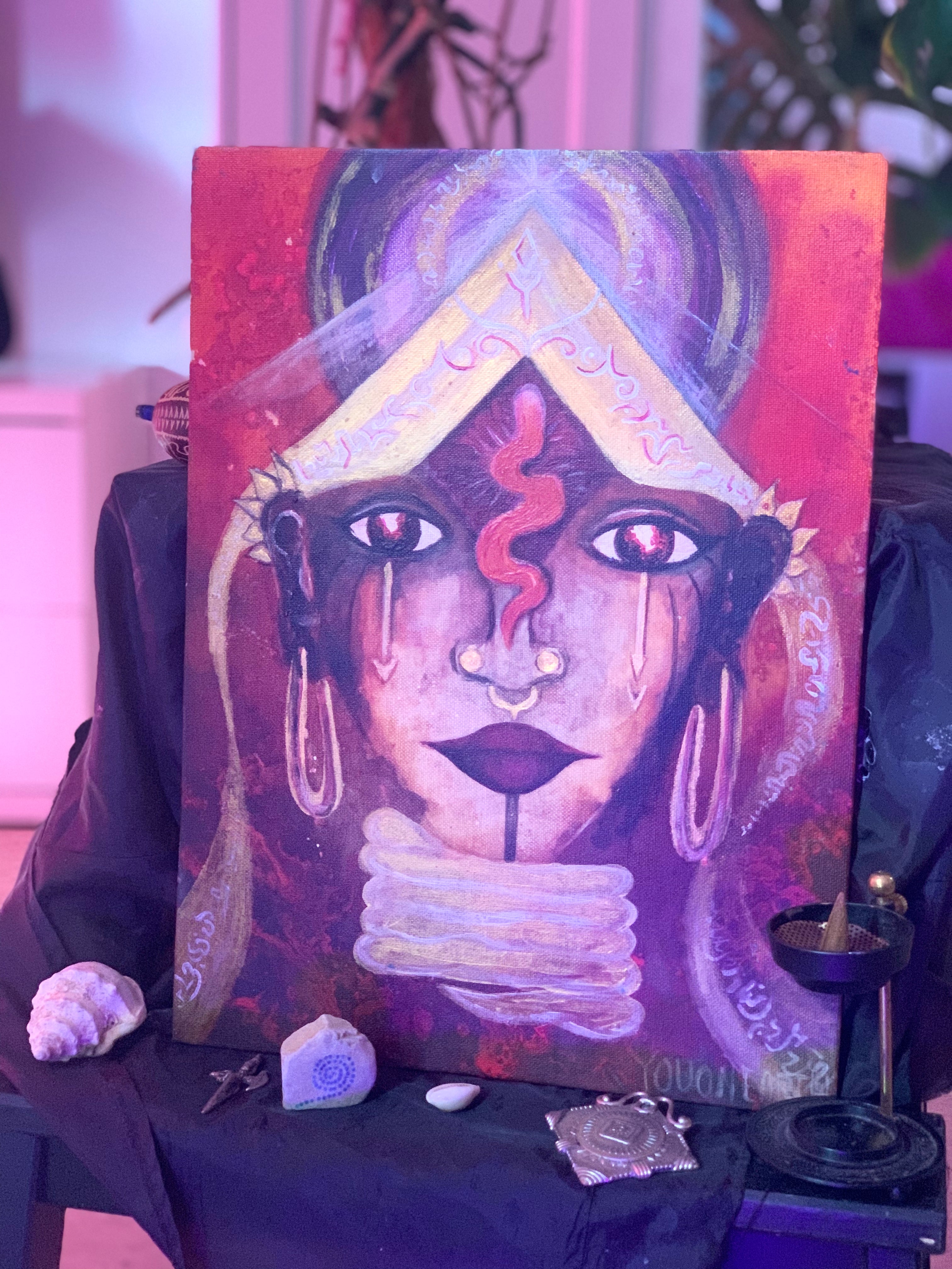 Makbaseth - Dance of the Forces - original artwork