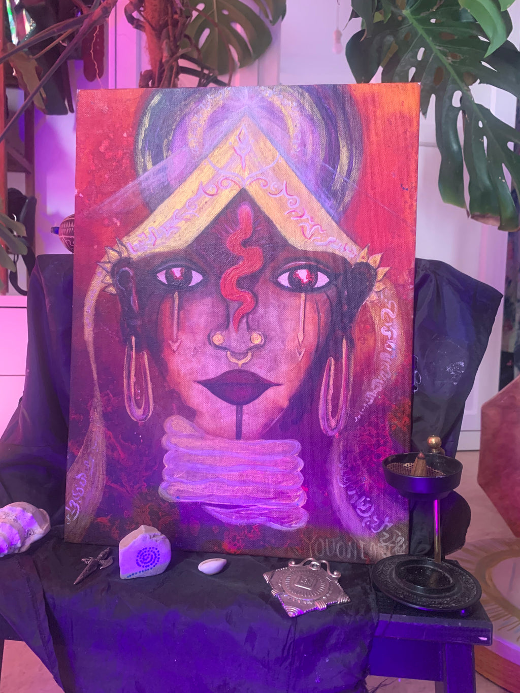 Makbaseth - Dance of the Forces - original artwork