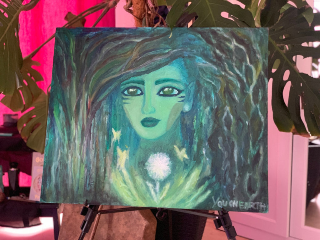 Nature Spirit - Oil painting - original artwork