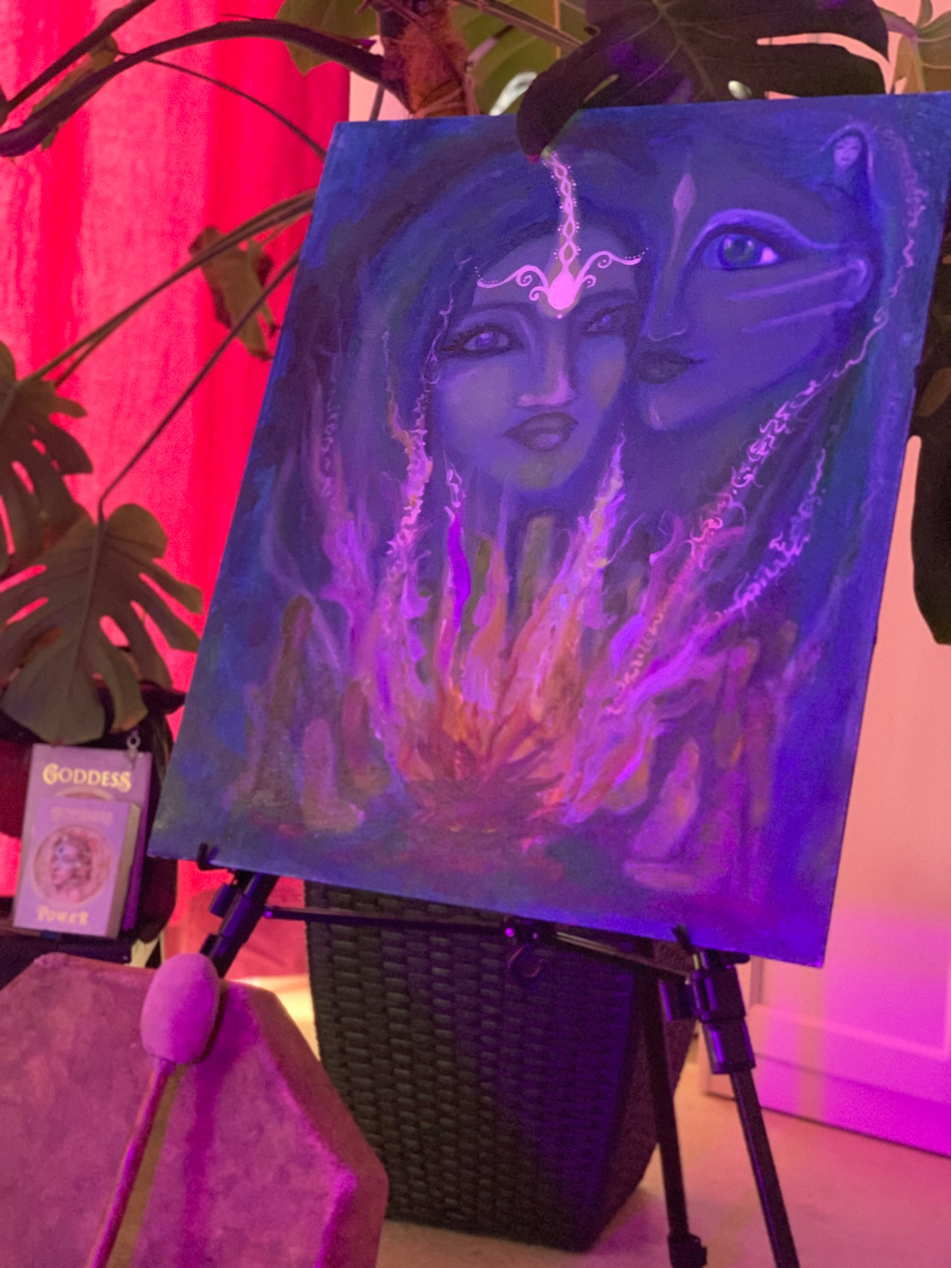 espírito da abuela - Oil Painting - original artwork