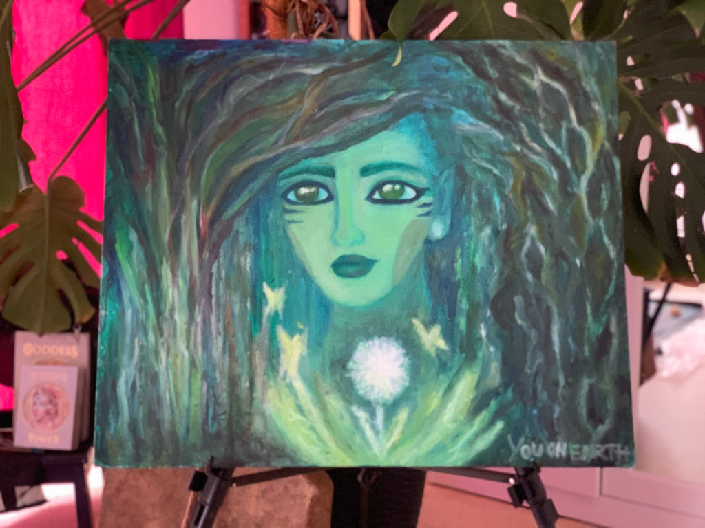 Nature Spirit - Oil painting - original artwork