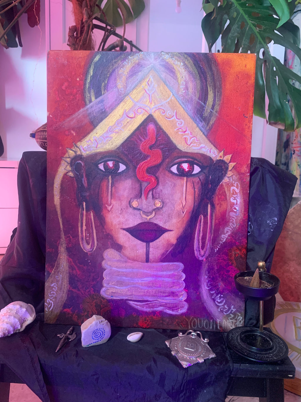 Makbaseth - Dance of the Forces - original artwork