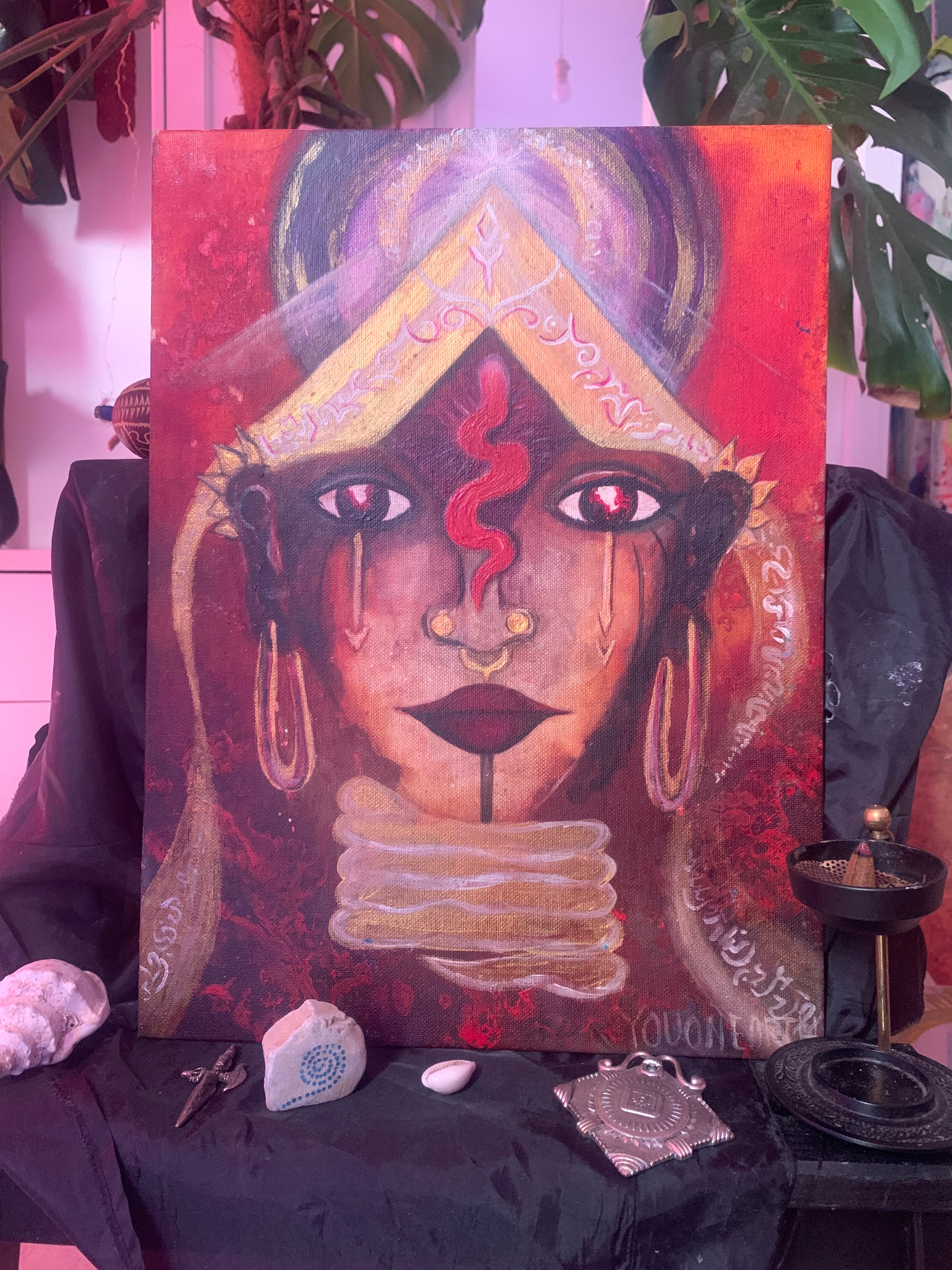 Makbaseth - Dance of the Forces - original artwork