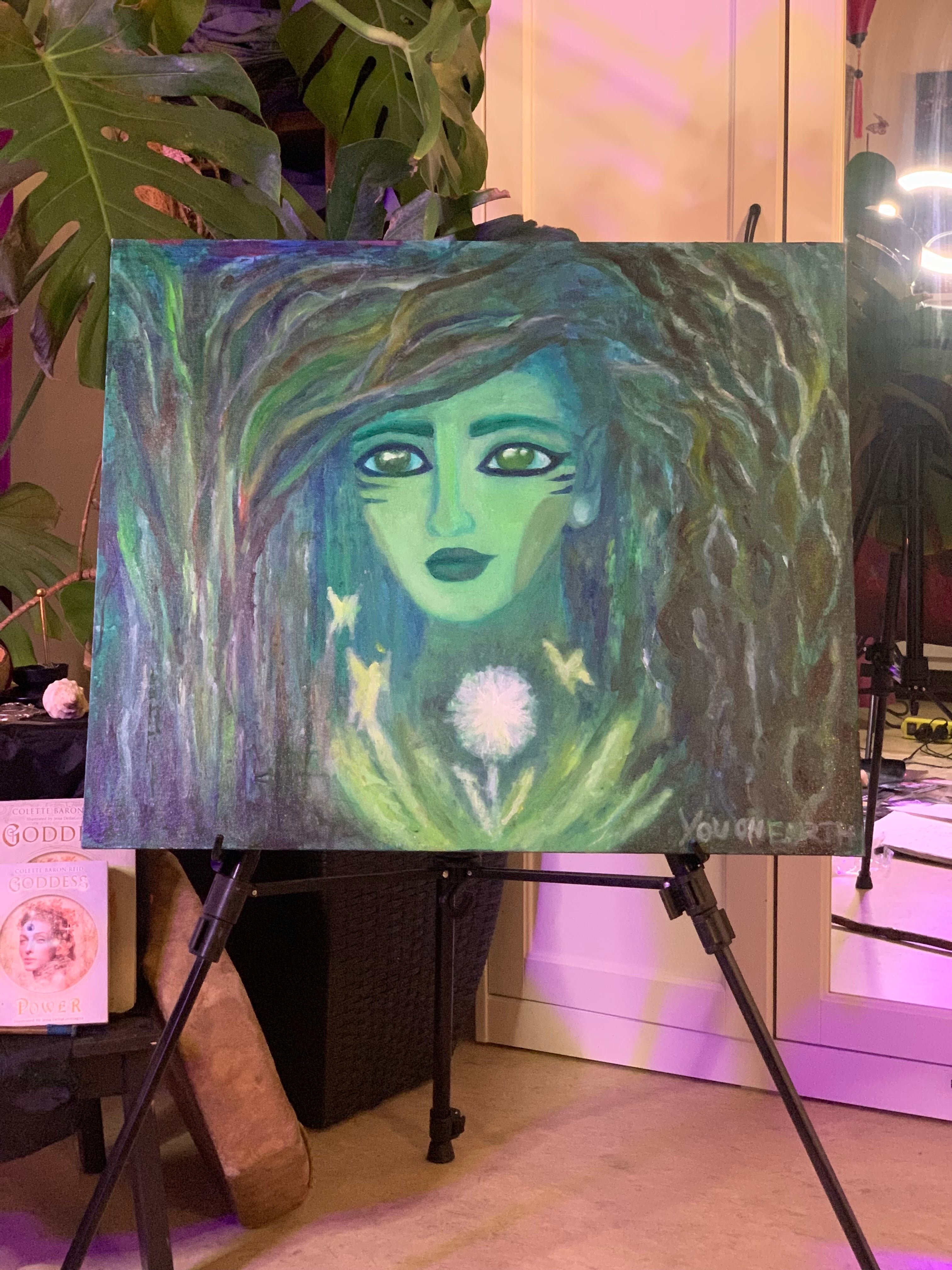 Nature Spirit - Oil painting - original artwork