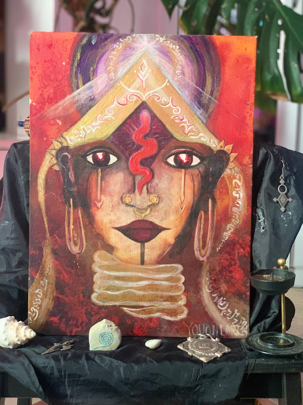 Makbaseth - Dance of the Forces - original artwork