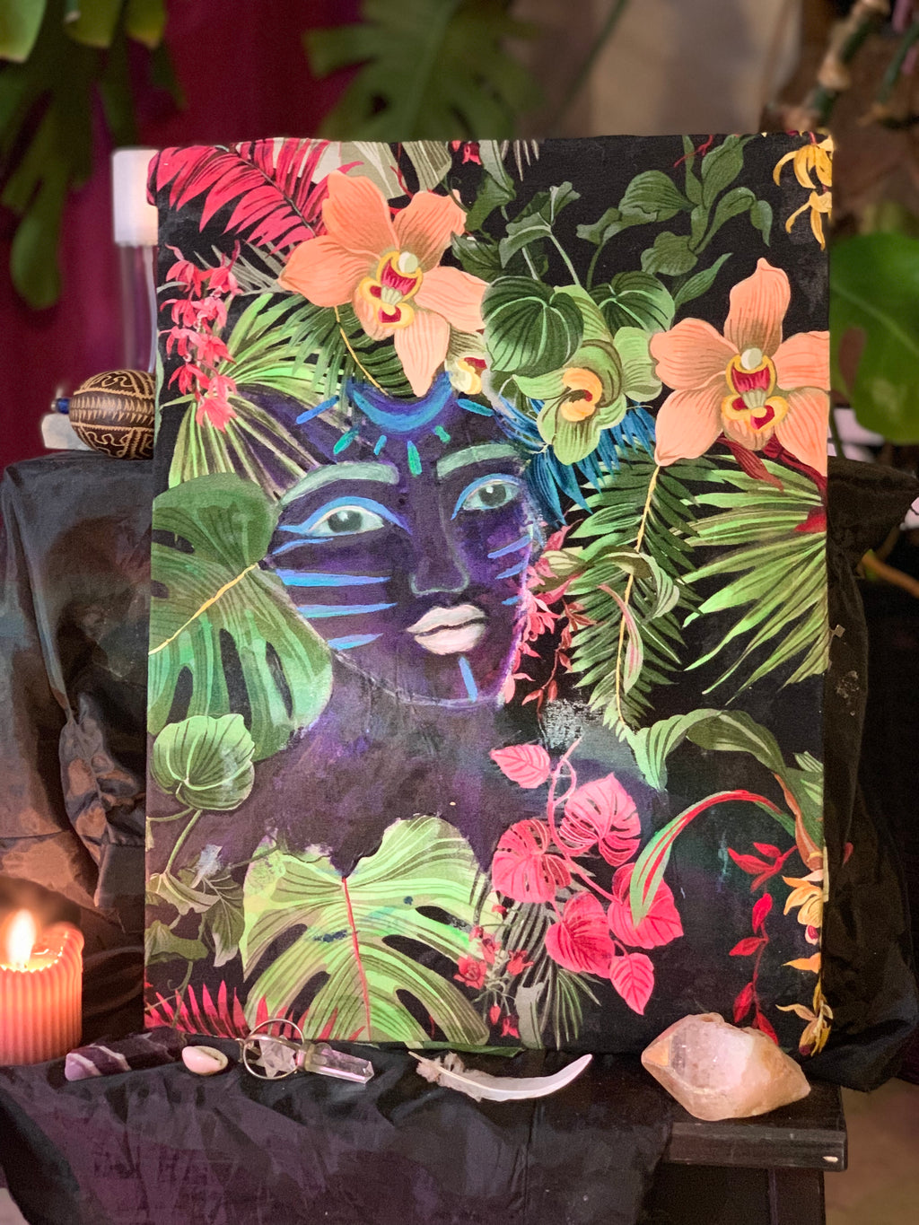 Medicina - artwork on fabric