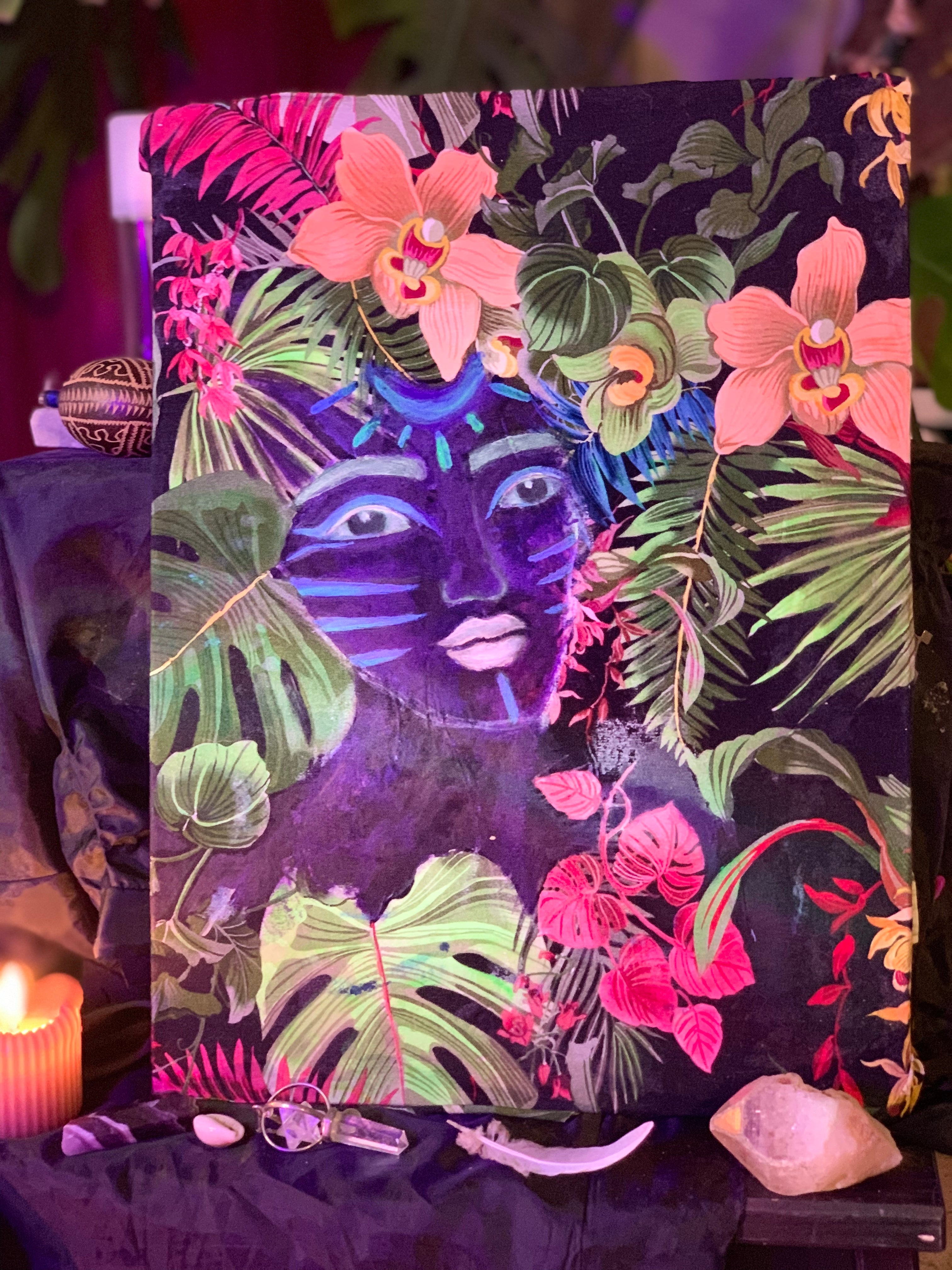 Medicina - artwork on fabric