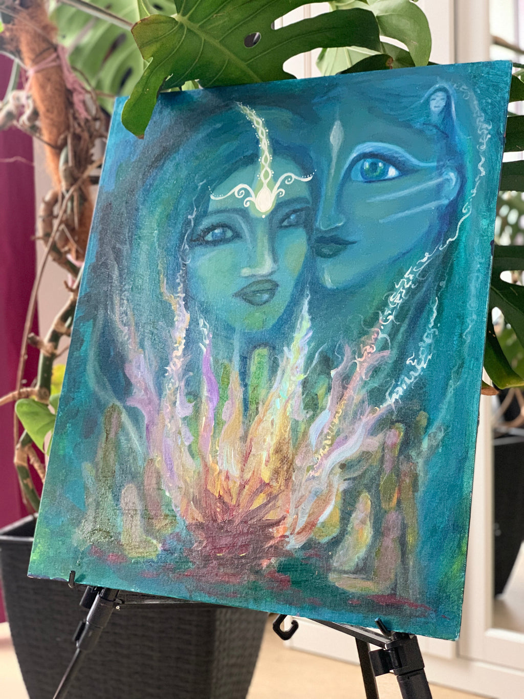 espírito da abuela - Oil Painting - original artwork