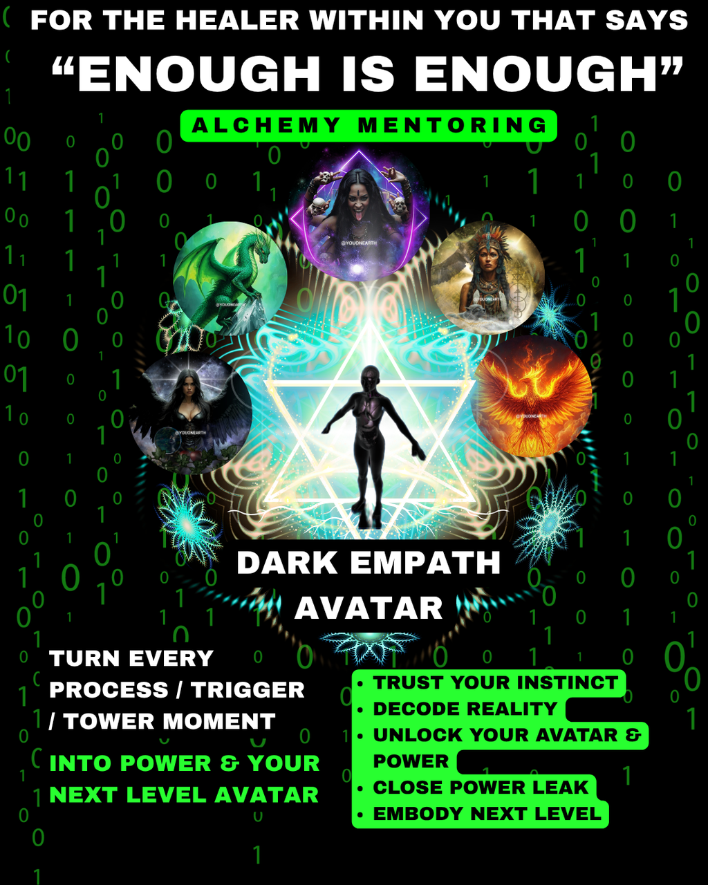 DARK EMPATH - 6 weeks ALCHEMY MENTORING & INITIATION