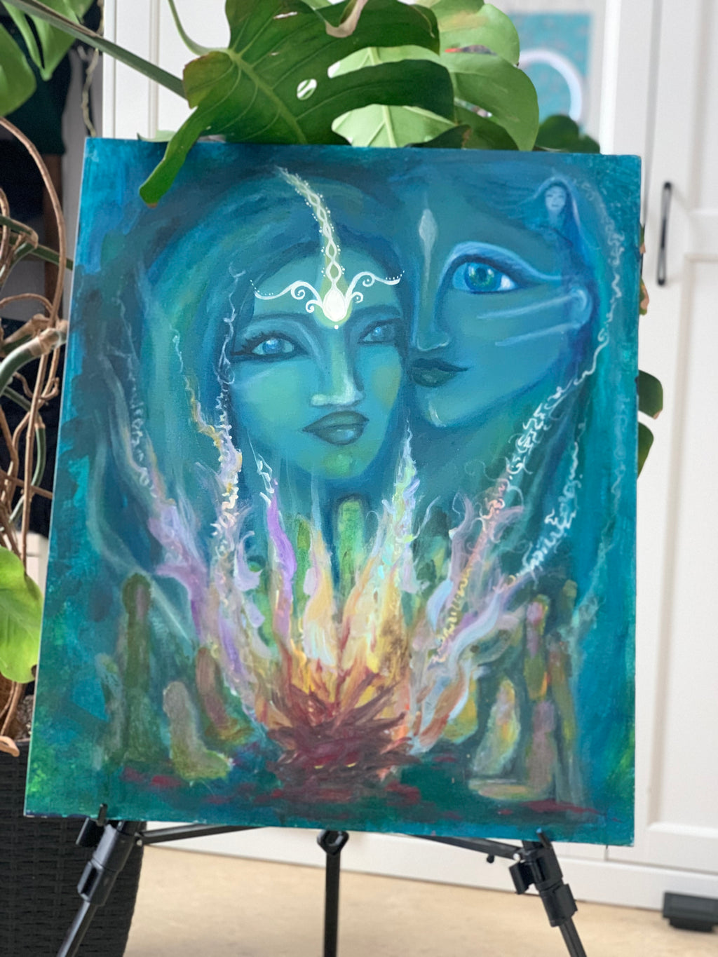 espírito da abuela - Oil Painting - original artwork