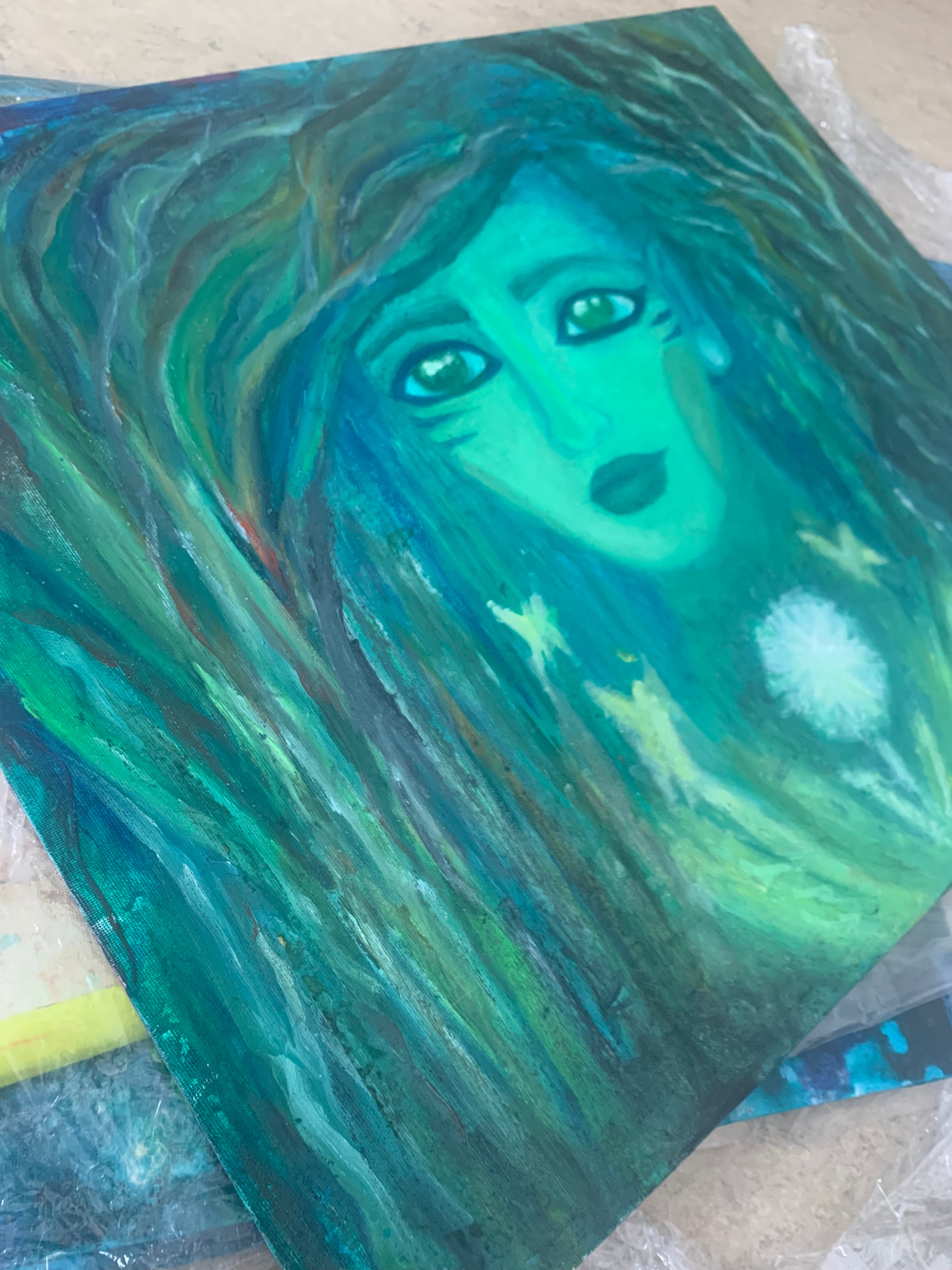 Nature Spirit - Oil painting - original artwork