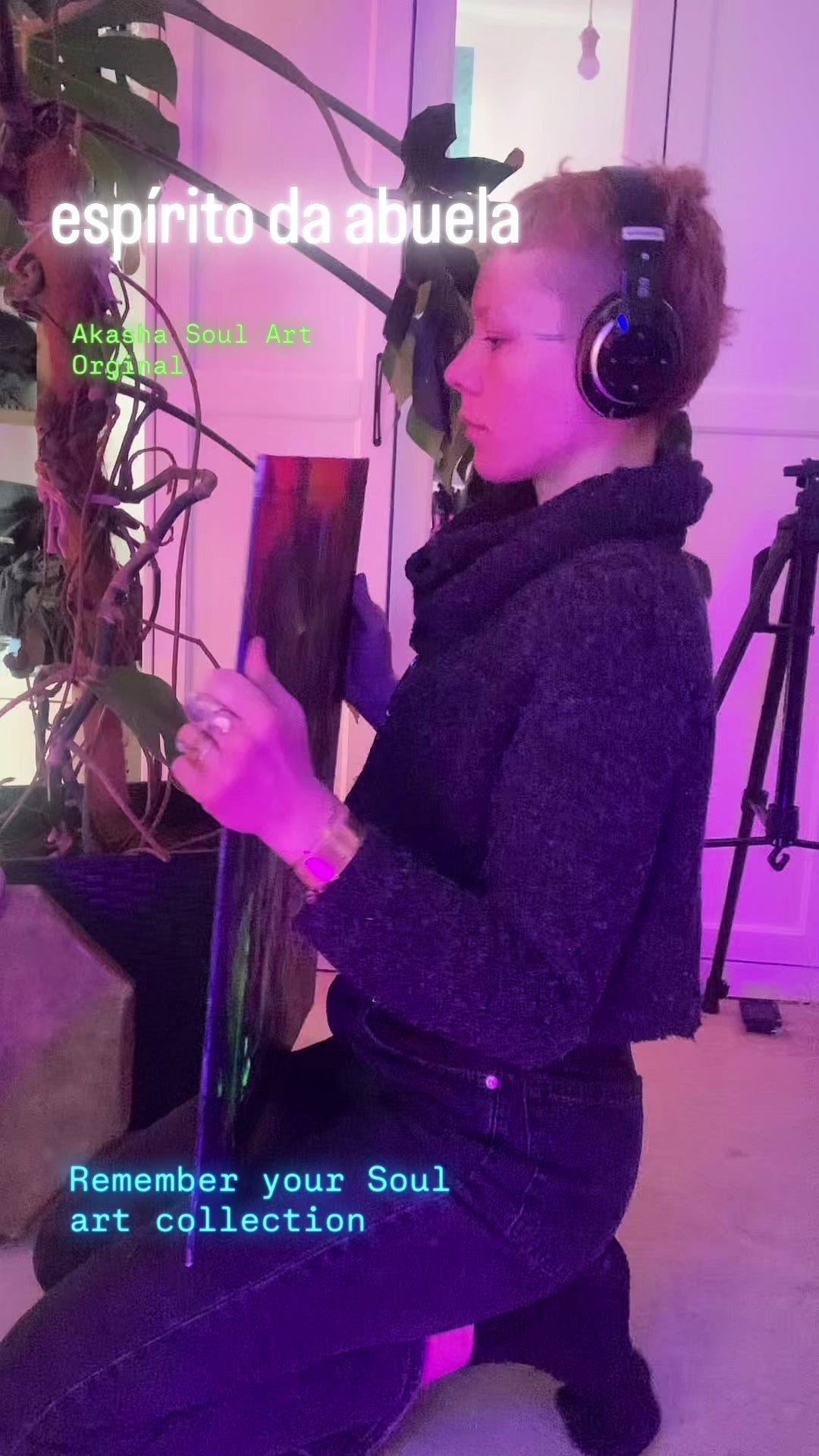 espírito da abuela - Oil Painting - original artwork