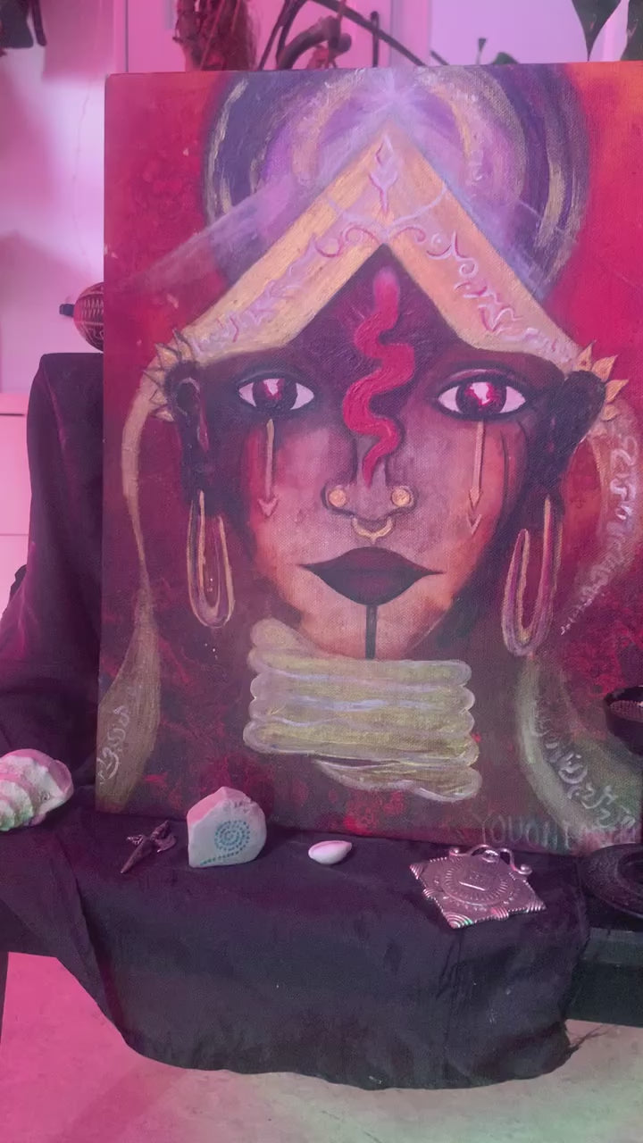 Makbaseth - Dance of the Forces - original artwork